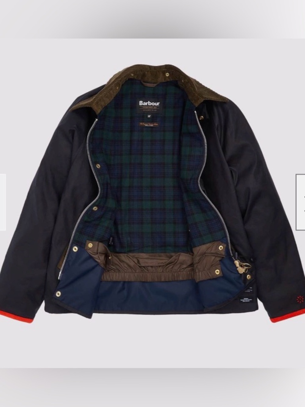 NWT BARBOUR X FLOWER MOUNTAIN
Jacket - Navy-Orange - Picture 7 of 16